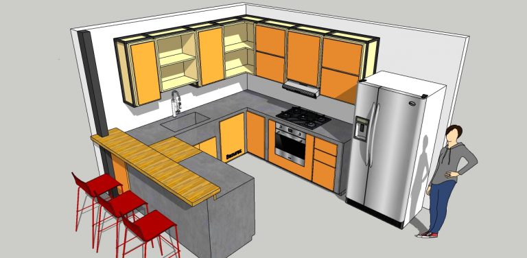 Conception 3d Cuisine Ouverte En Beton Cire Pour Realisation Des Travaux Details De Chantiers Architecte Maitre Doeuvre Benazra.com