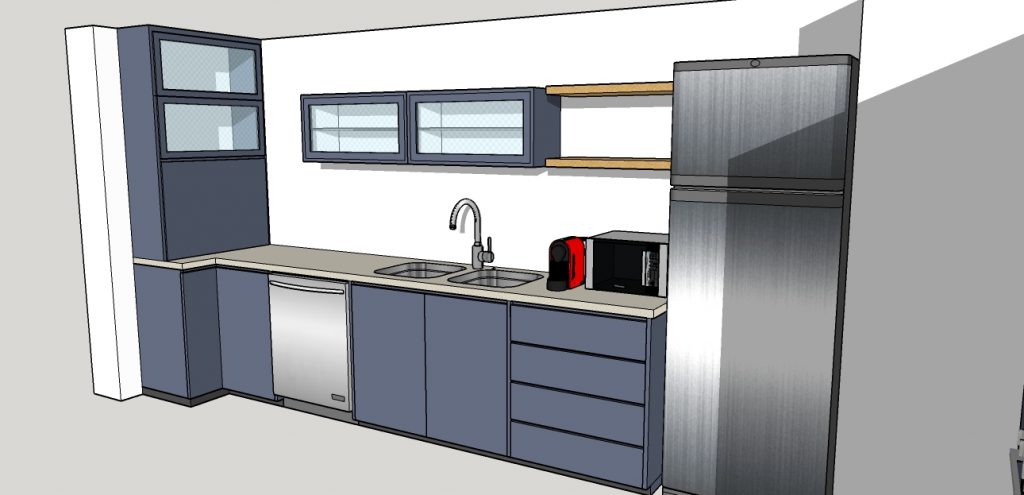 Exemples Image De Synthese Projet Cuisine Renovation Appartement Duplex Vue Arriere Benazra.com