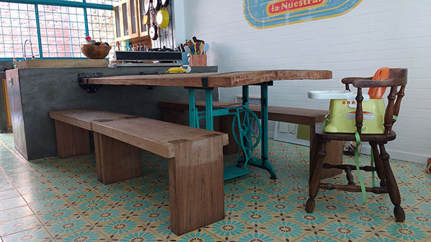 Jonction Table A Manger Et Meuble Bas Cuisine Renovee Travaux Renovation Construction Neuve Architecte Maitre Doeuvre Paris Benazra.com
