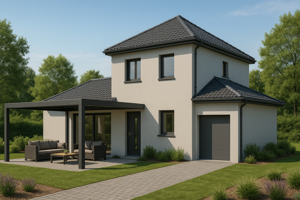 Exemple Image De Synthese Projet Maison Individuelle Style Architecture Benazra.com
